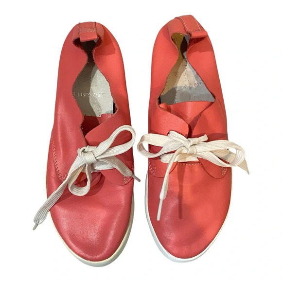 Kiss Kiss Italy Shoes Pink Soft Upper Italian Leather 235cm Size 7 - Picture 6 of 16